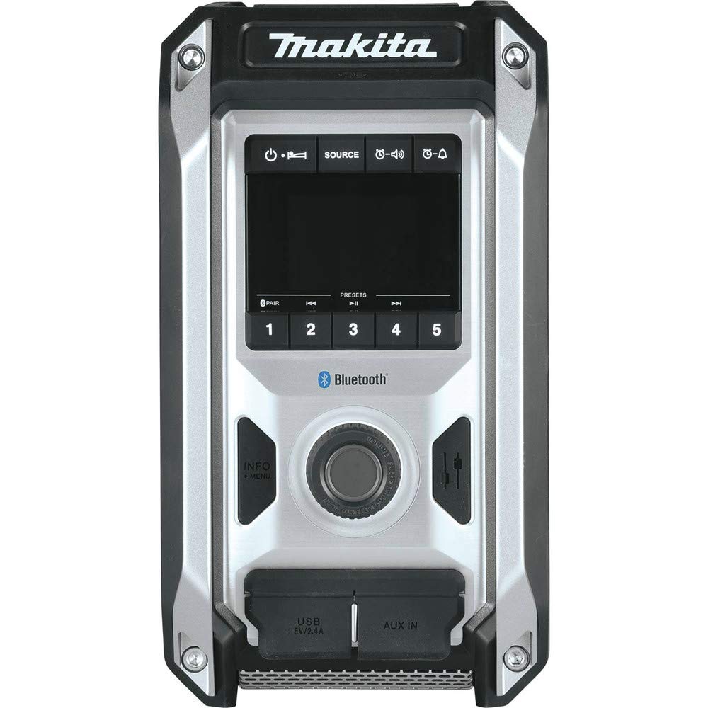 Makita XRM09B 18V LXT / 12V max CXT Lithium-Ion Cordless Bluetooth Job Site Radio, Tool Only