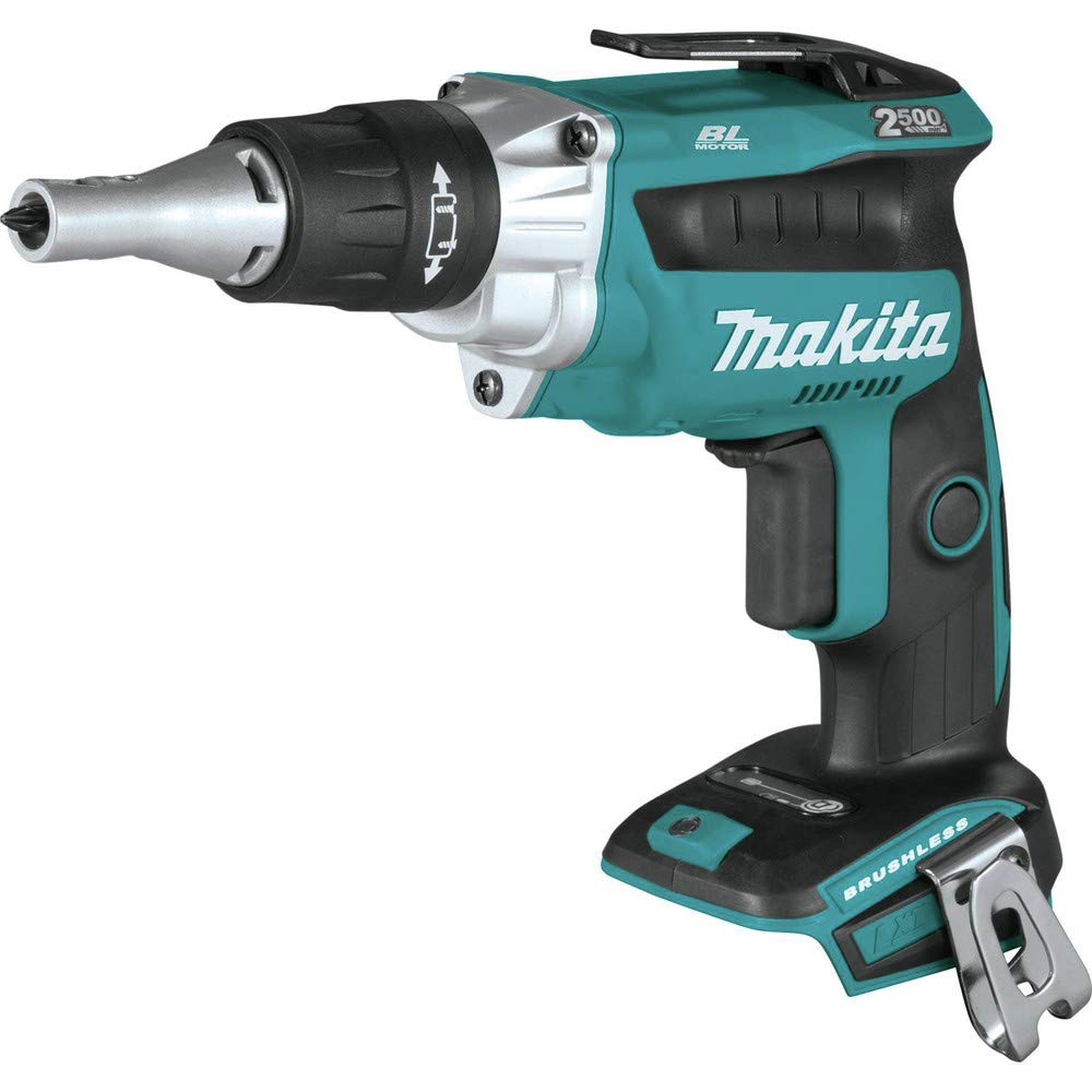 Makita XSF04Z 18V LXT Lithium-Ion Brushless Cordless 2, 500 RPM Drywall Screwdriver, Tool Only