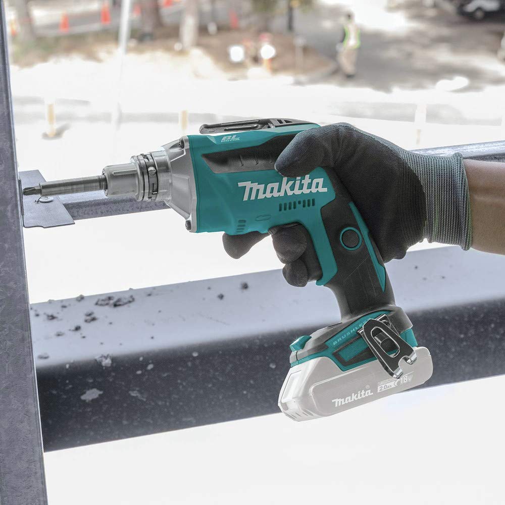 Makita XSF04Z 18V LXT Lithium-Ion Brushless Cordless 2, 500 RPM Drywall Screwdriver, Tool Only