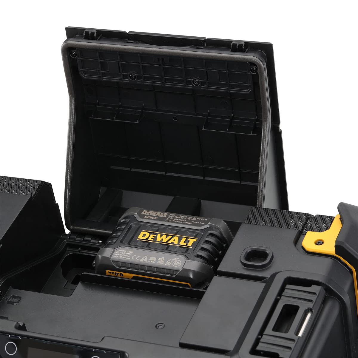 DEWALT DWST1-81079 18V Bluetooth DAB/FM/AM TSTAK Jobsite With 5.0Ah Battery & Charger