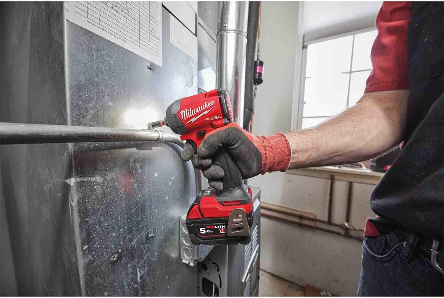 Milwaukee M18 FID3 502X 18V Compact Impact Screwdriver + 2 Batt. x 5.0 Ah – 4933479865