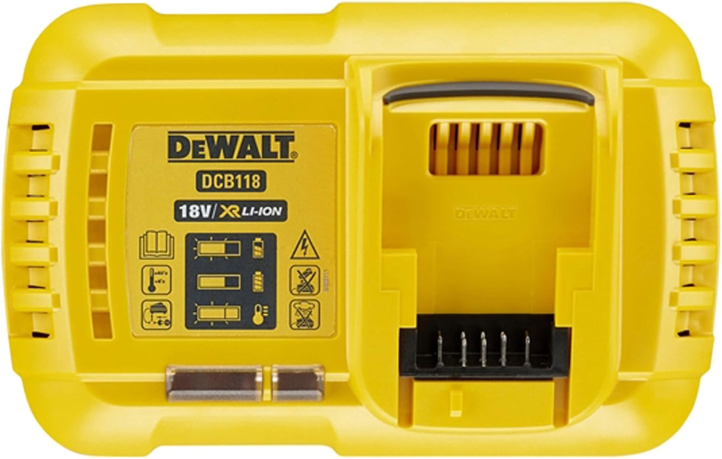 DEWALT DCB118 XR Flexvolt Fast charger - Yellow/Black