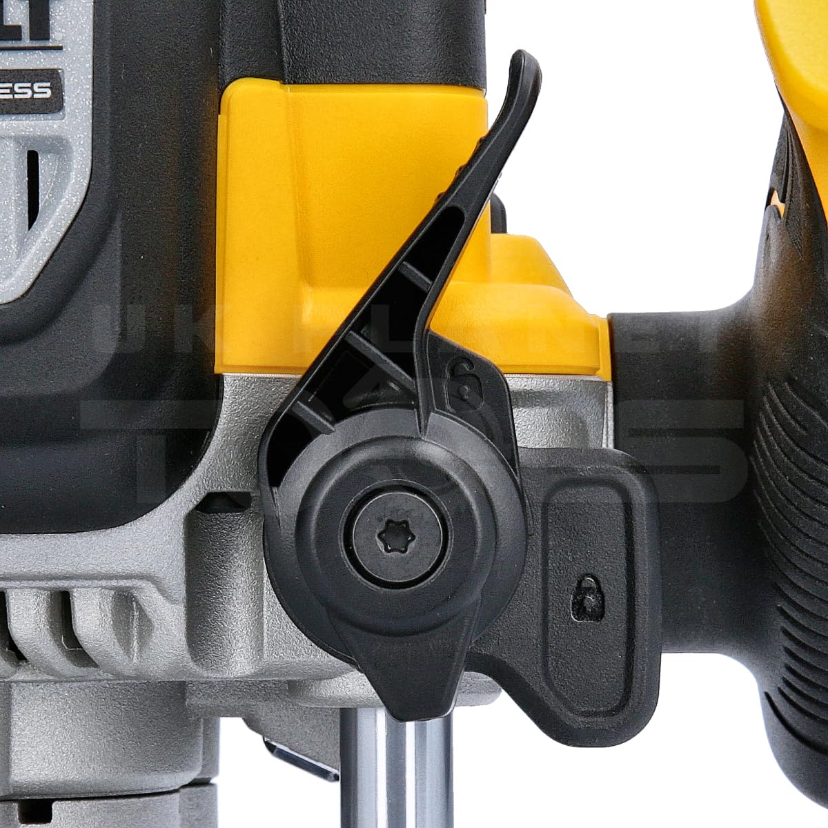 DeWalt DCW620H2 18V XR 12mm / 1/2" Cordless Brushless Plunge Router With 2 x 5.0Ah Powerstack Batteries, Charger & TSTAK Case