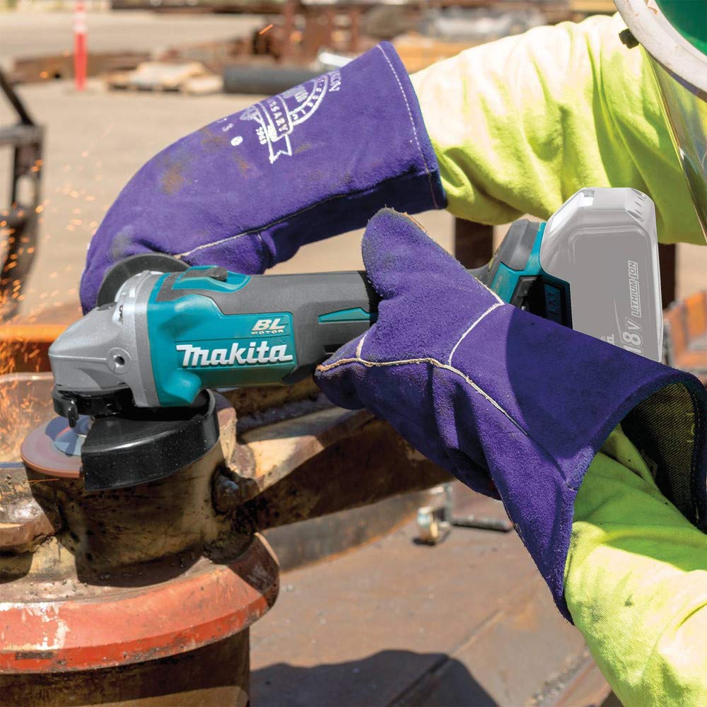 Makita XAG04Z 18V LXT Lithium-Ion Brushless Cordless 4-1/2” / 5" Cut-Off/Angle Grinder, Tool Only