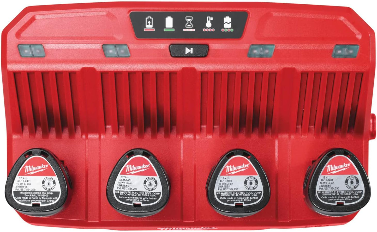 Milwaukee M12C4 M12 4 Bay Multi Charger