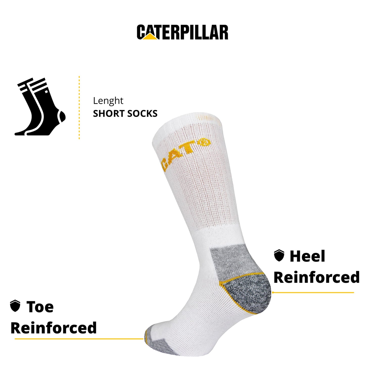 Caterpillar Men's Real Work Socks