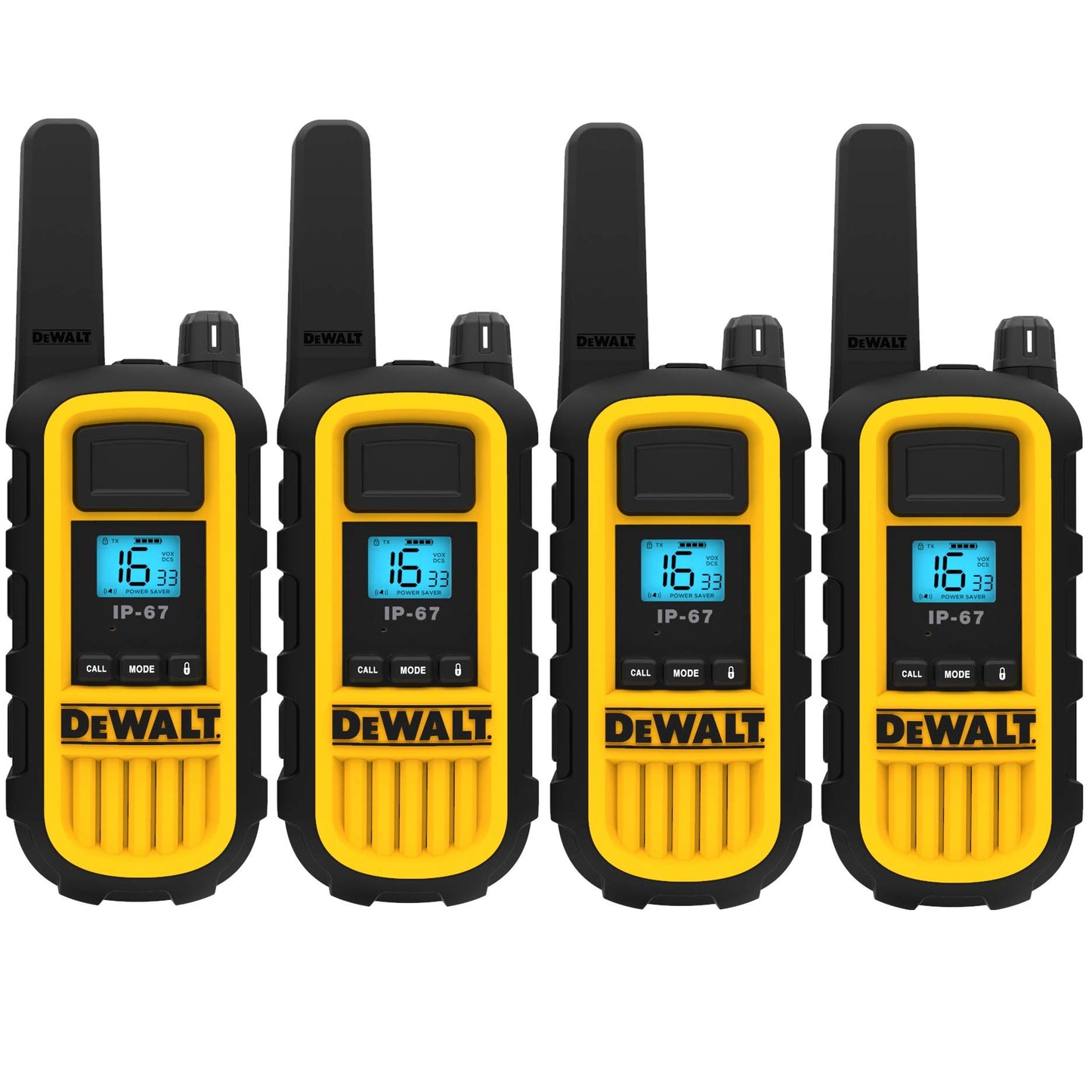 DEWALT DXPMRCH6-800 6 Port Charger for DXPMR800 Walkie Talkie Two-Way Radios - Charges 6 Walkie Talkies simultaneously