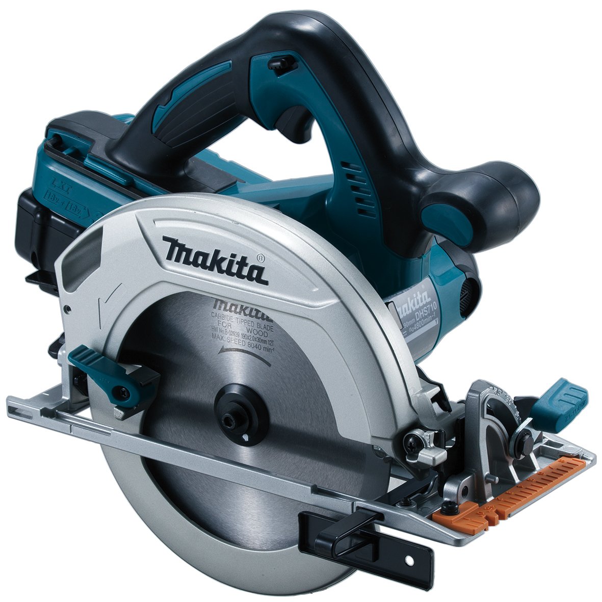 Makita DHS710ZJ Twin 18V (36V) Li-ion LXT 185mm Circular Saw Supplied in a Makpac Case – Batteries and Charger Not Included & DTM51Z Multi-Tool, 18 V,Blue