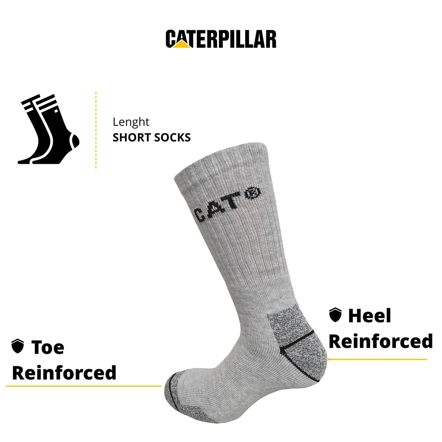 Caterpillar Men's Real Work Socks