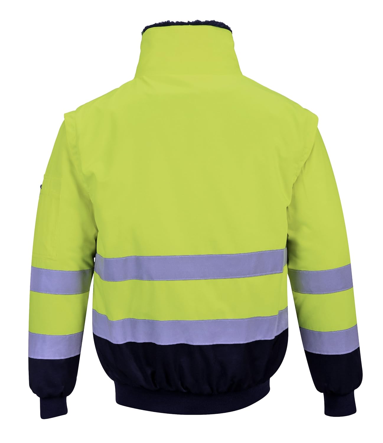 Portwest Men's Hi-Vis 3in1 Pilot Jacket, Yellow / Black, M