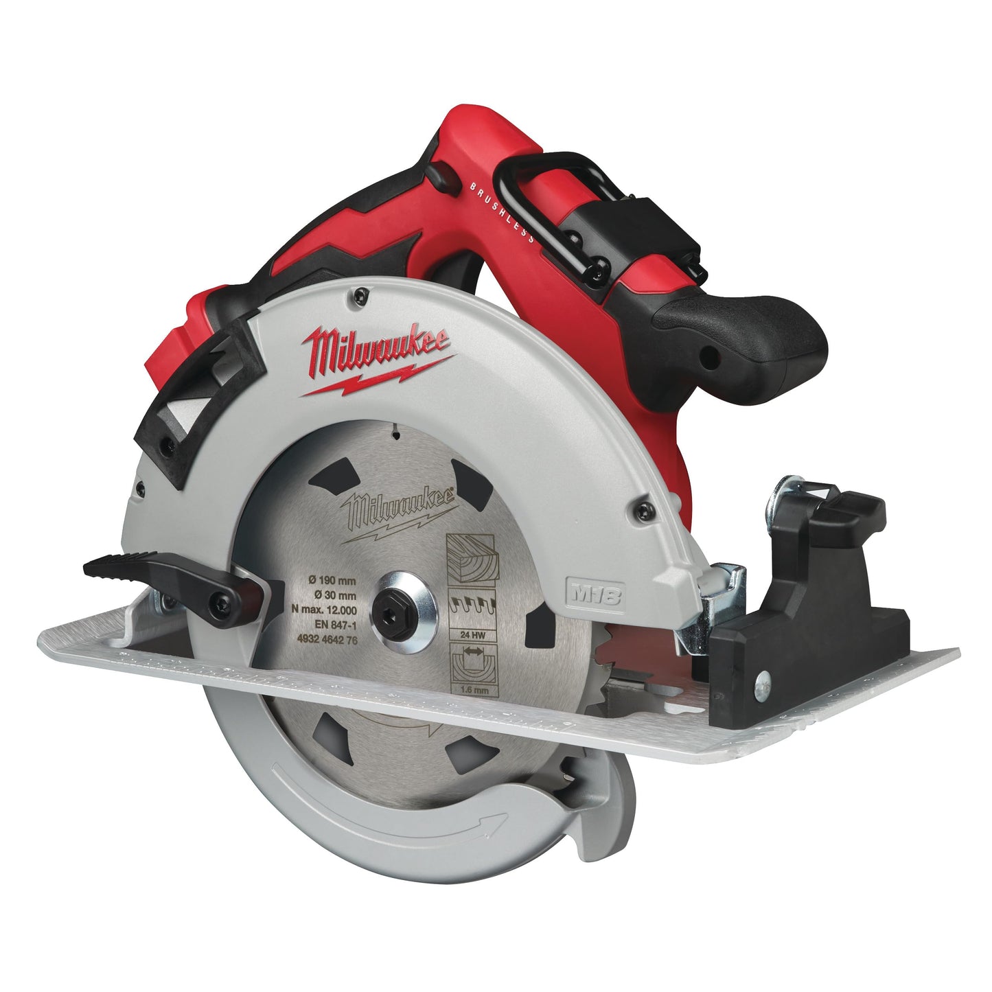 Milwaukee M18 CCS55 Circular Saw, 18.0V, without battery or charger, 18V, color red