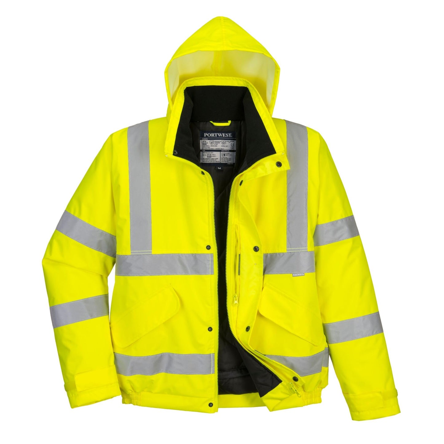 Portwest S463 Waterproof Comfort Hi-Vis Winter Bomber Jacket Orange, 6X-Large