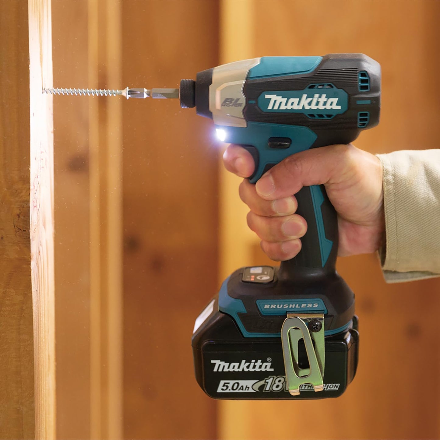 Makita DLX2414ST 18V Li-ion LXT Combo Kit Complete with 2 x 5.0 Ah Batteries and Charger Supplied in a Plastic Case