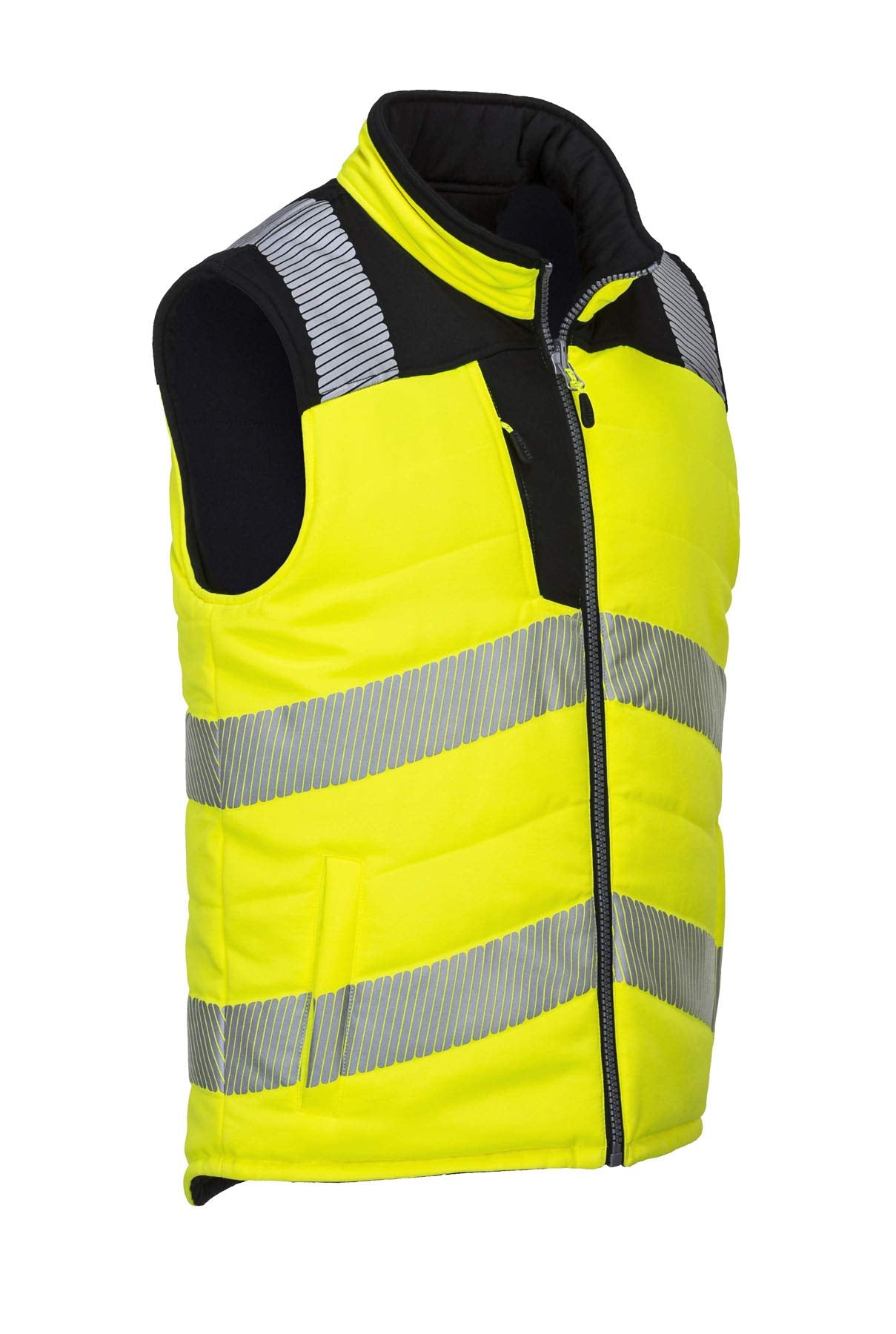 Portwest PW3 Hi-Vis Reversible Bodywarmer, Size: S, Colour: Orange/Black, PW374OBRS