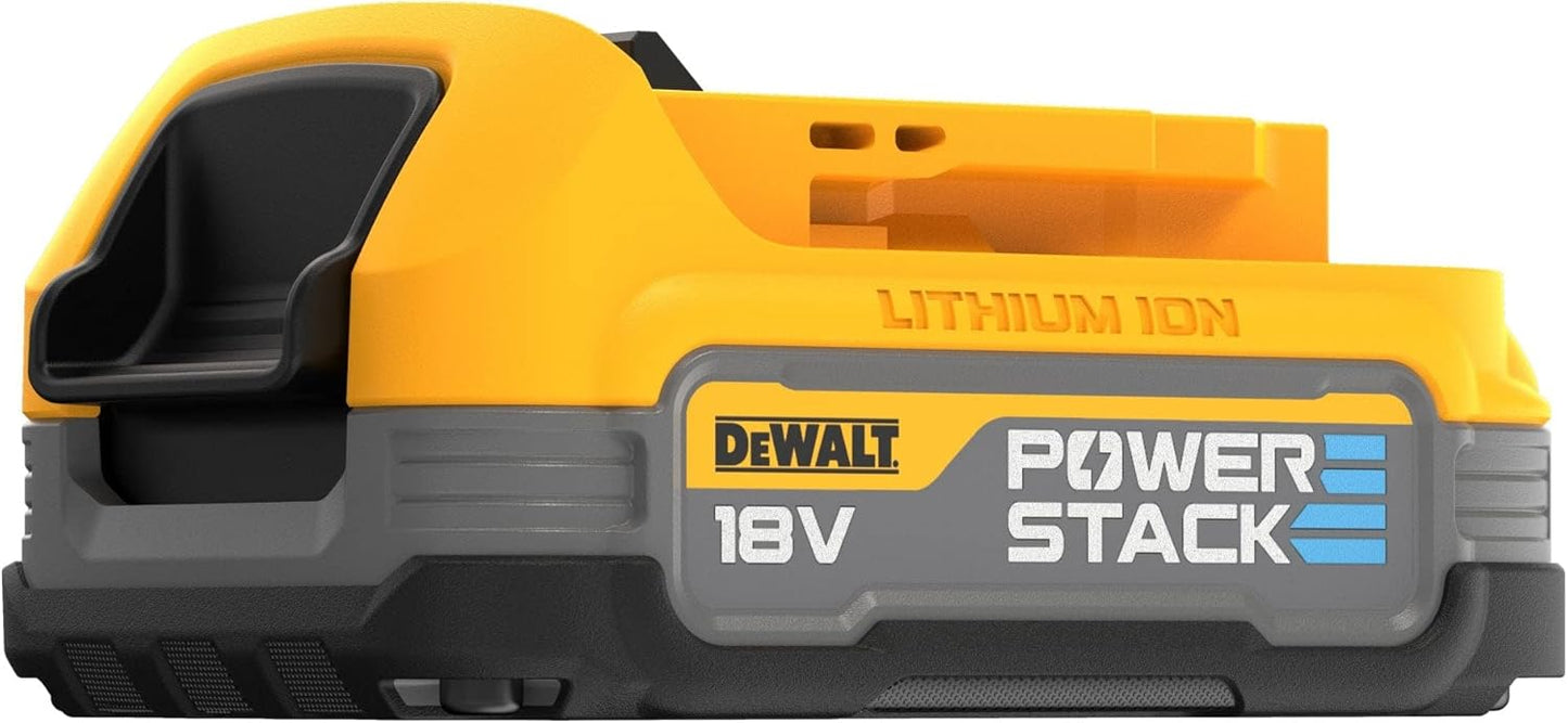 DEWALT DCK2050E2T-GB 18V XR BL G3 Compact Twin Kit (DCD805 + DCF850), 2X POWERSTACK Batterys & Charger