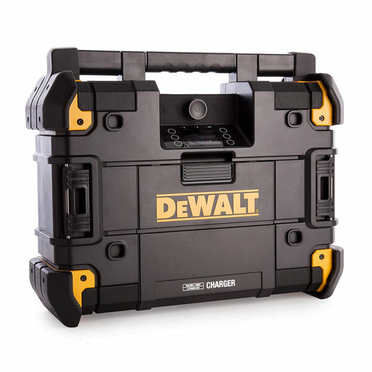 DEWALT DWST1-81079-GB TSTAK Connect Radio and Charger 6 Speakers 45 Watts, W, 18 V, Multi-Coloured, 52 x 40 x 18