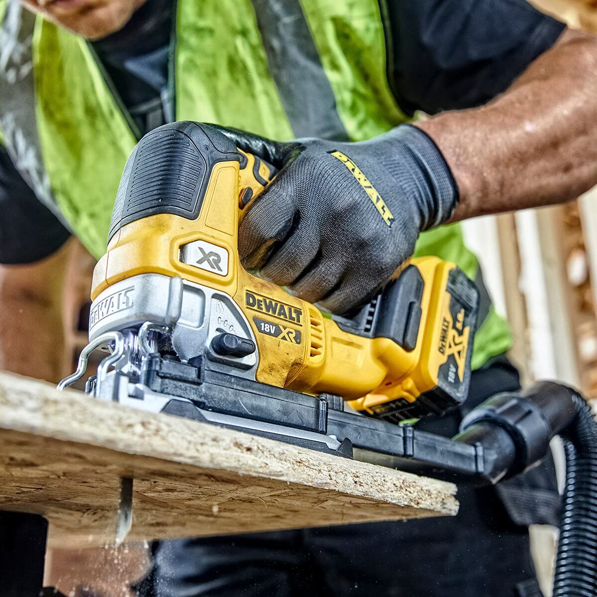 Dewalt DCS334N 18V Brushless Top Handle Jigsaw with 1 x 4.0Ah Battery