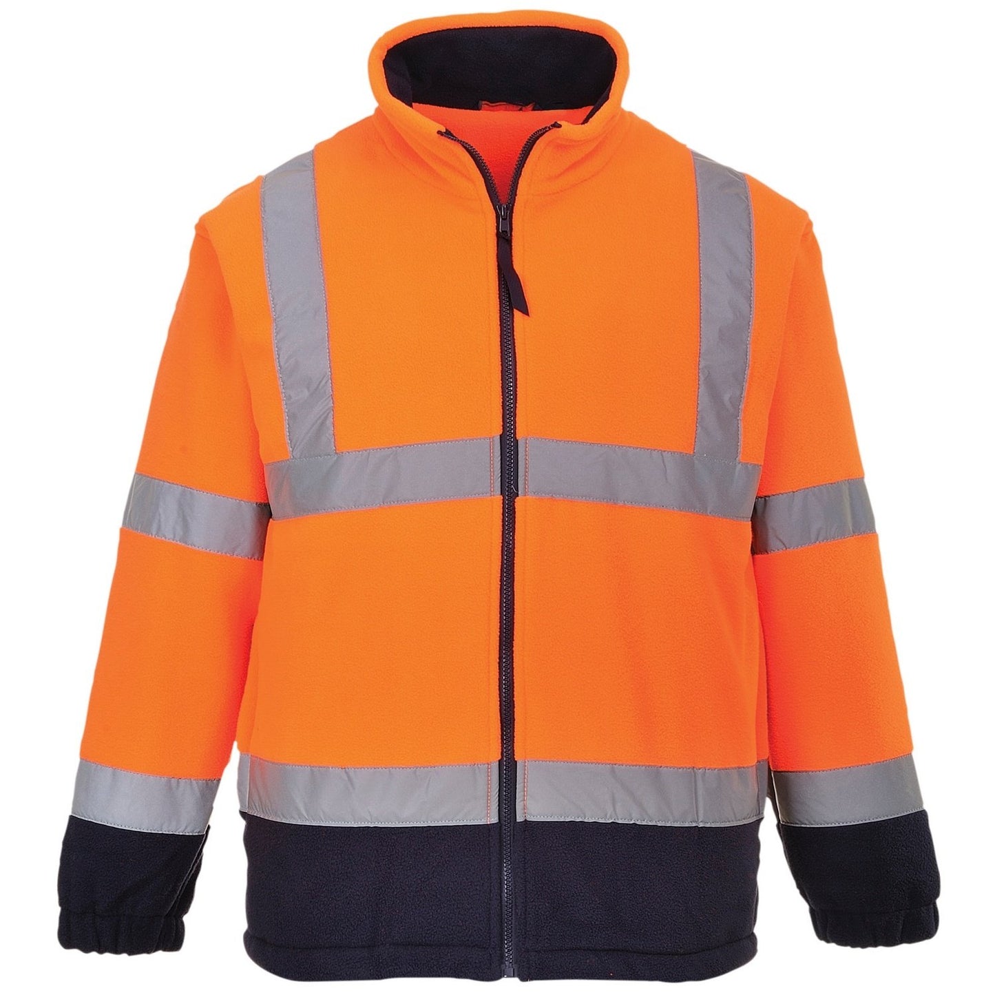 Portwest F300 Reflective Durable Hi-Vis Fleece Orange, X-Small