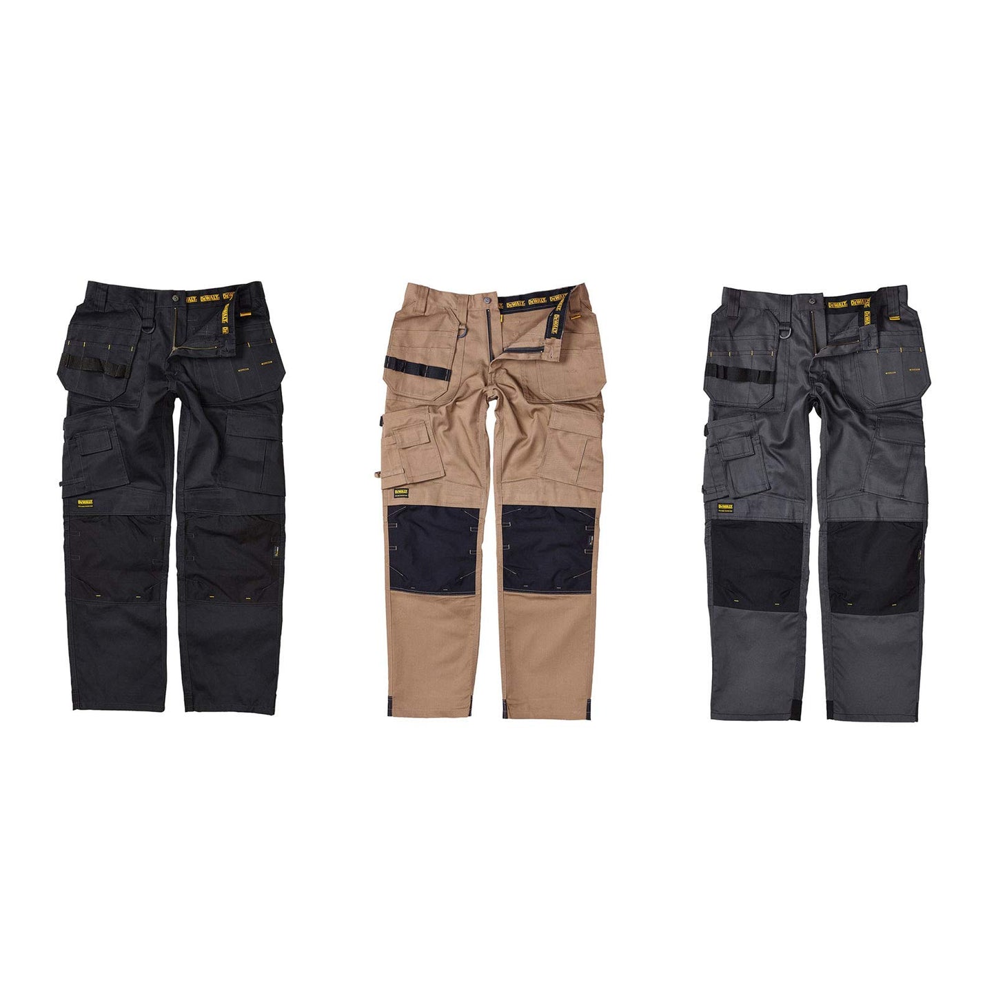 Dewalt Memphis Stretch Trouser 38W 29L Black/Grey