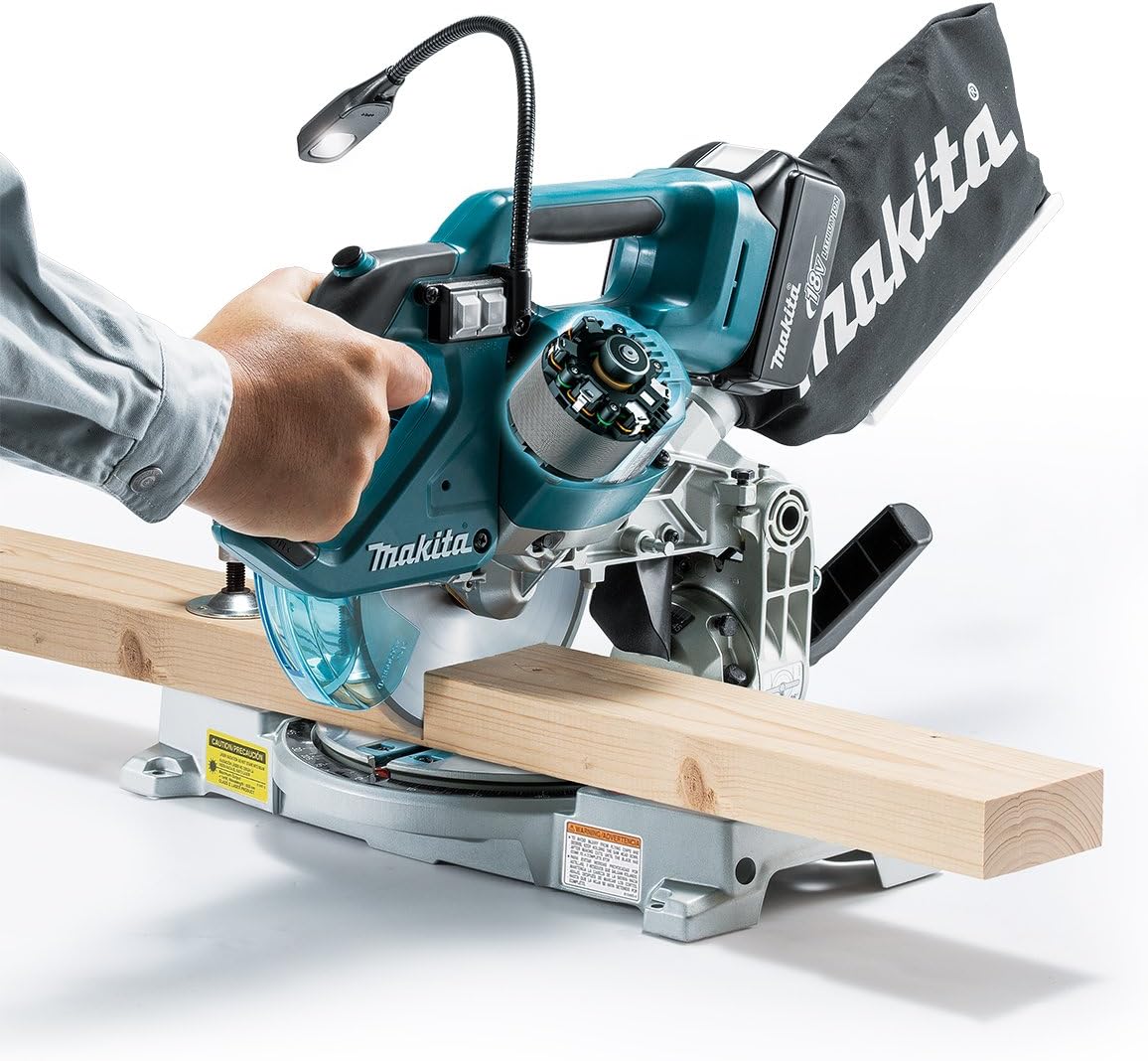 Makita DLS600Z 18V Li-Ion LXT 165mm Brushless Mitre Saw – Battteries and Charger Not Included