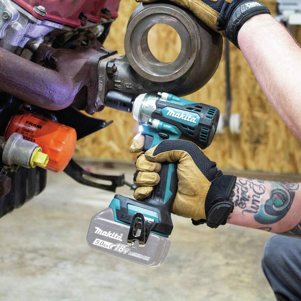 Makita XWT15XVZ 18V LXT Lithium-Ion Brushless Cordless 4-Speed 1/2" Sq. Drive Utility Impact Wrench w/Detent Anvil, Tool Only