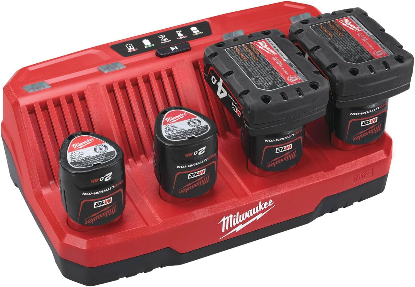 Milwaukee M12C4 M12 4 Bay Multi Charger