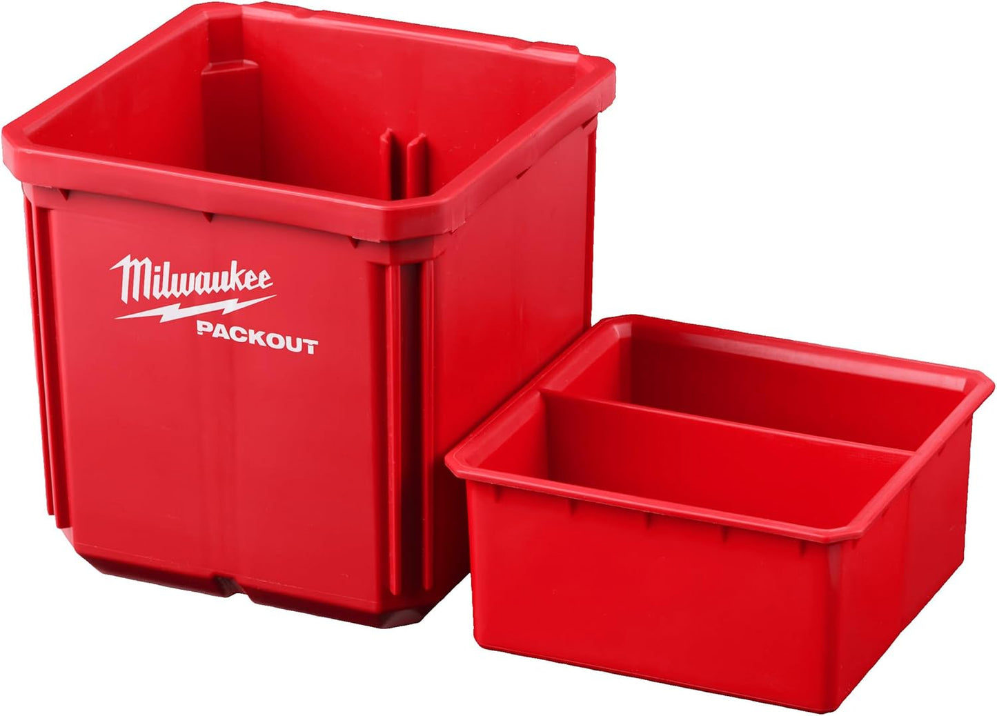 Milwaukee Packout Container 10 x 10 cm Pack of 2, Red