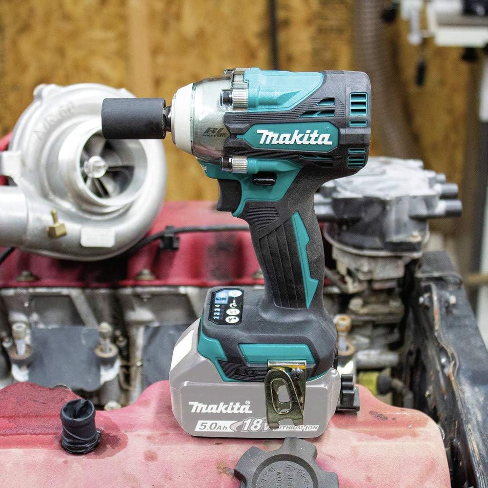 Makita XWT15XVZ 18V LXT Lithium-Ion Brushless Cordless 4-Speed 1/2" Sq. Drive Utility Impact Wrench w/Detent Anvil, Tool Only