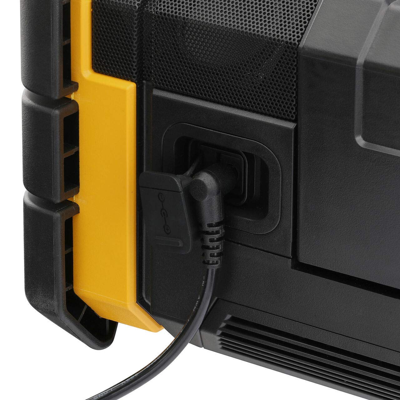 DEWALT DWST1-81079-GB TSTAK Connect Radio and Charger 6 Speakers 45 Watts, W, 18 V, Multi-Coloured, 52 x 40 x 18