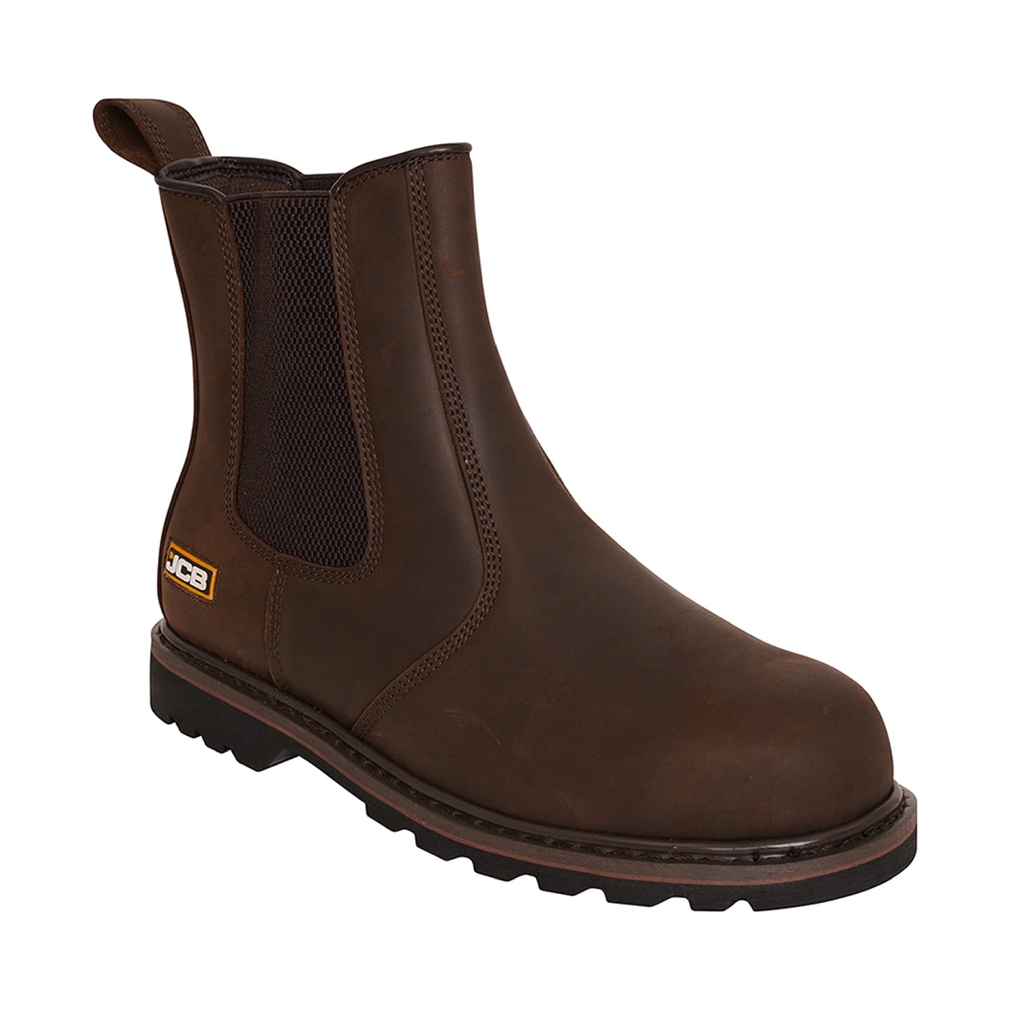 JCB - Farley Dark Brown Dealer Boot - Boots for Men - Safety Footwear - Water Resistant - Men Shoes - Men's Work & Utility Footwear