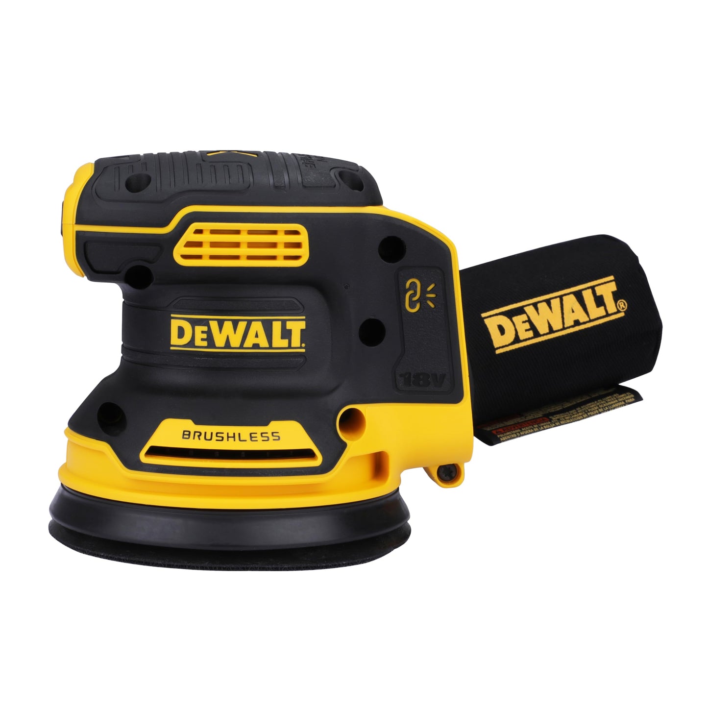 DEWALT DCW210N-XJ Cordless Sander 18V XR Brushless 125mm, Bare Unit