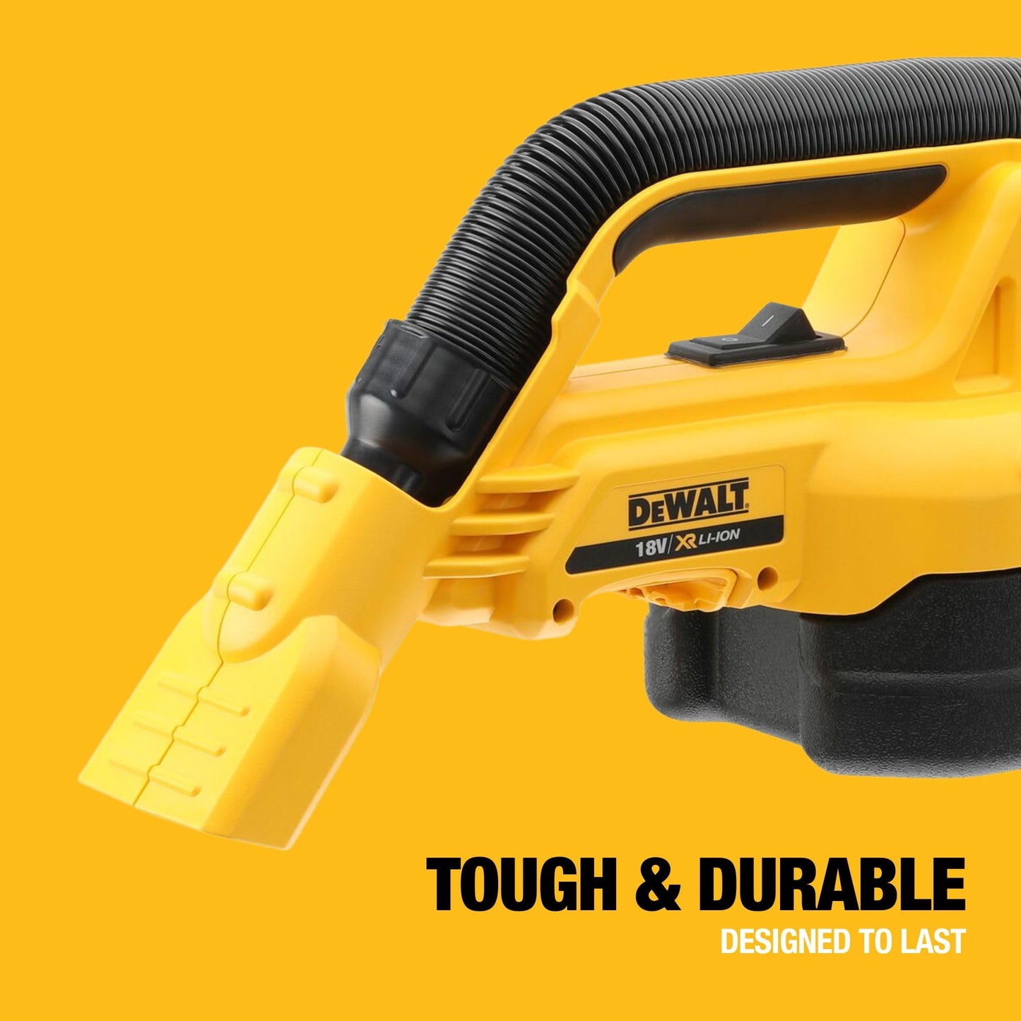 DEWALT XR 18V Cordless Wet & Dry Handheld Vacuum Cleaner (Bare Unit) with Accessories, DCV517N-XJ