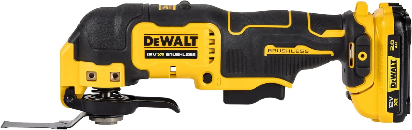 DEWALT XR BL Multi-Tool 12V 2 x 2.0Ah Li-ion, Yellow