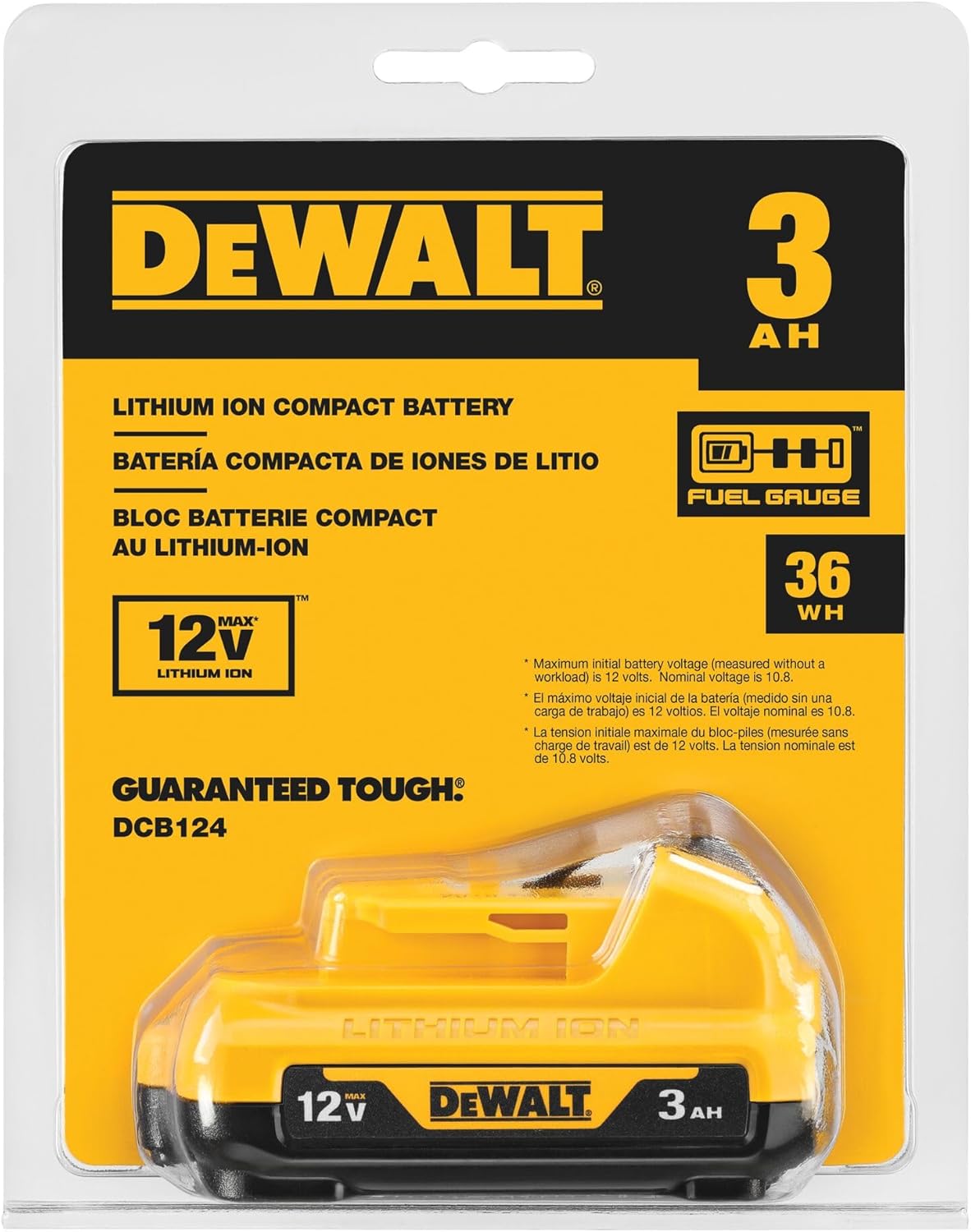 DEWALT DCB124-XJ 12V XR 3Ah Battery