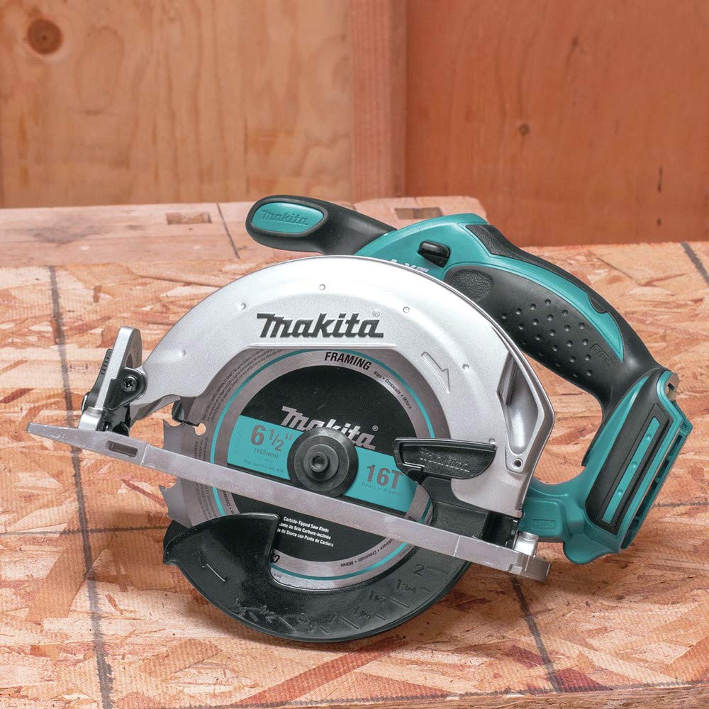 Makita XSS02Z 18V LXT Lithium-Ion Cordless Circular Saw, 6-1/2-Inch, Tool Only