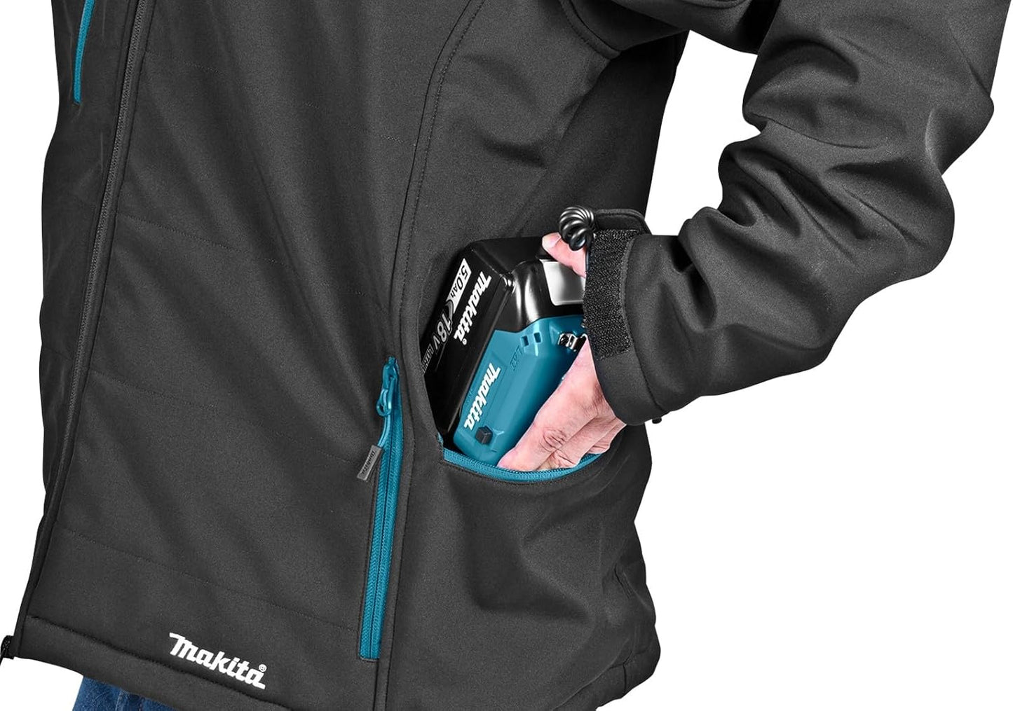 Makita DCJ205ZXL Battery Thermal Jacket Size One Size