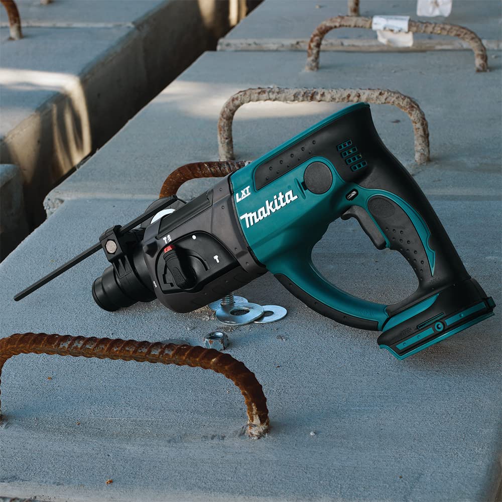 Makita DHR202Z 18V Li-Ion LXT 20mm SDS-Plus Rotary Hammer - Batteries and Charger Not Included & DTM51Z Multi-Tool, 18 V,Blue