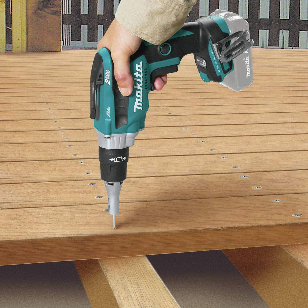 Makita XSF04Z 18V LXT Lithium-Ion Brushless Cordless 2, 500 RPM Drywall Screwdriver, Tool Only