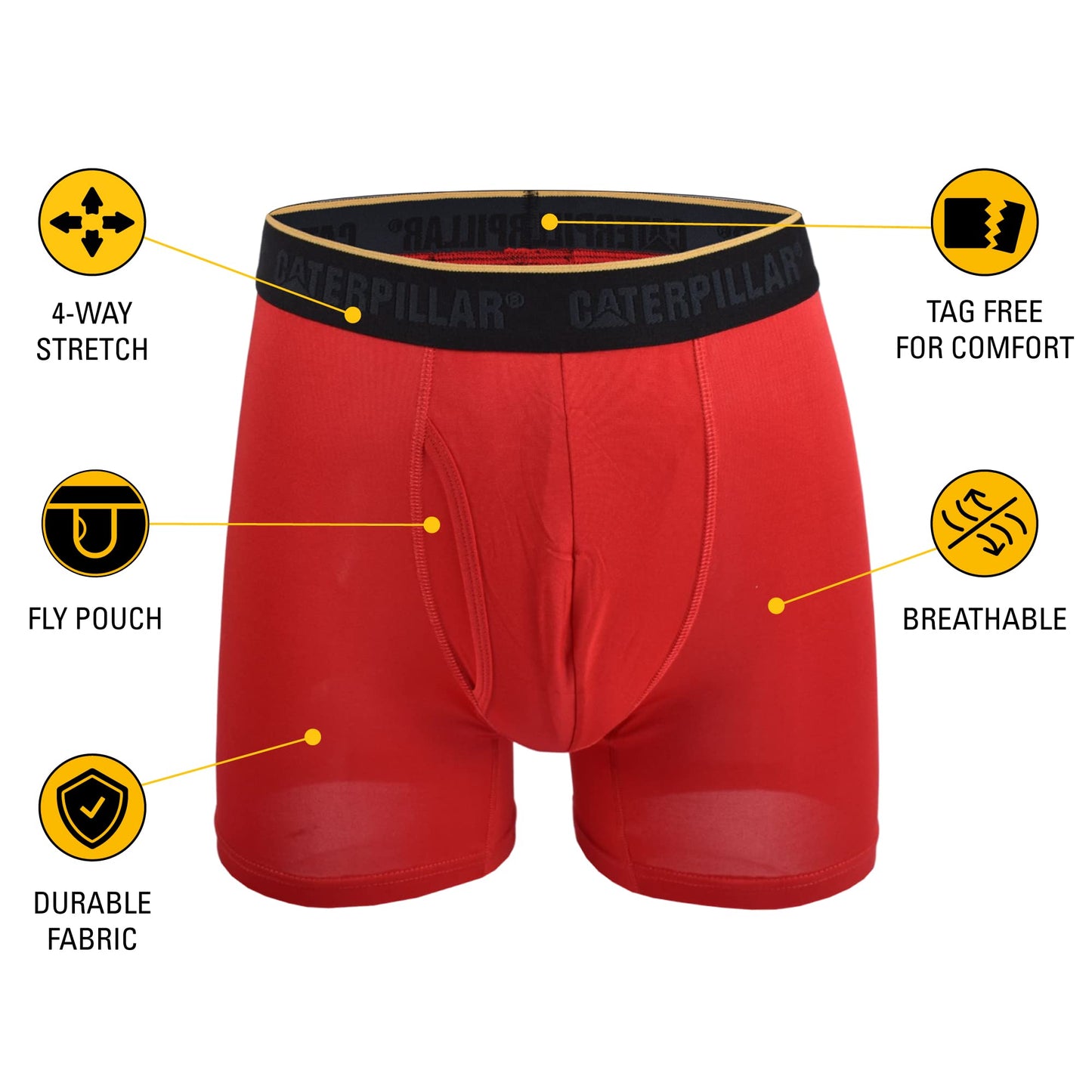 CAT Men's Comfort Core Boxer Briefs