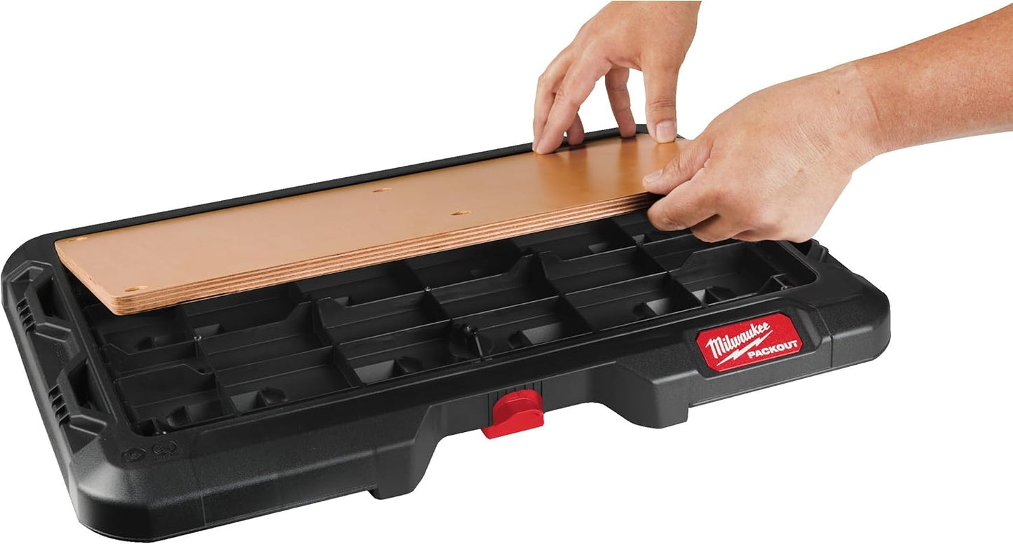 Milwaukee 4932472128 Milwaukeee Packout Wooden Worktop, Multi-Coloured, One Size