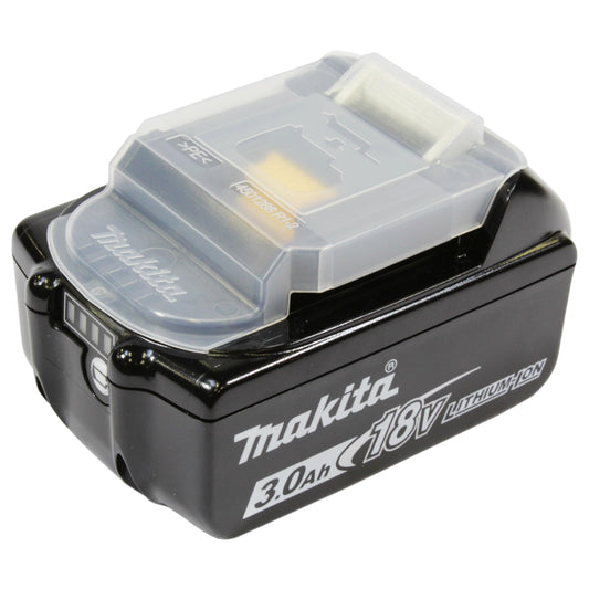 Makita BL1830B battery Li-Ion 3.0Ah 18Volt with Charge Indicator-1975995, black