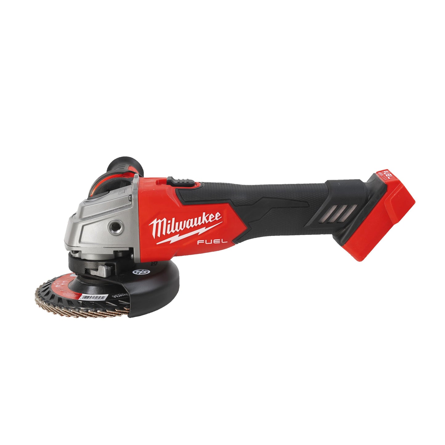 Milwaukee e x FSAG125X-0X M18 Fuel Angle Grinder 125 mm with Slide Switch, Red, 0