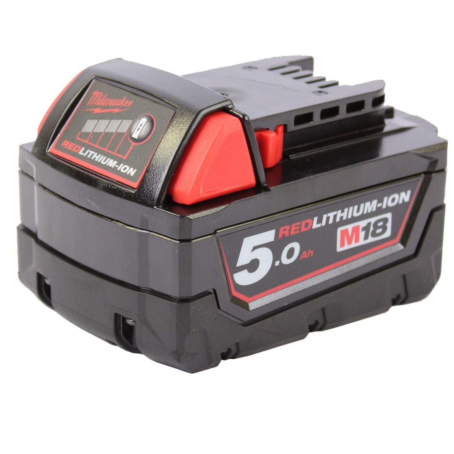 Milwaukee M18B5 M18 5.0Ah Red Lithium-Ion Battery