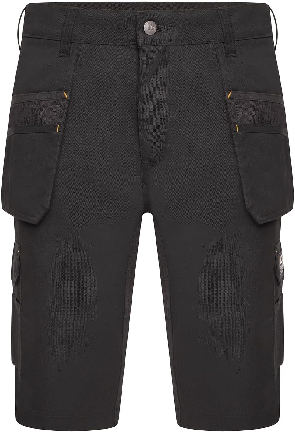 JCB - Trade Hybrid 4-Way Stretch Work Shorts - Mens Shorts Work Trousers - Cargo Shorts Men - Multiple Pockets - Holster Pockets - Black - Size: 30W