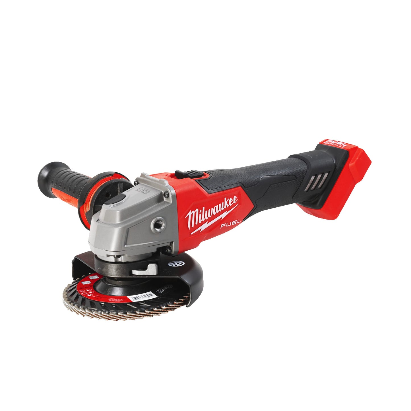 Milwaukee e x FSAG125X-0X M18 Fuel Angle Grinder 125 mm with Slide Switch, Red, 0