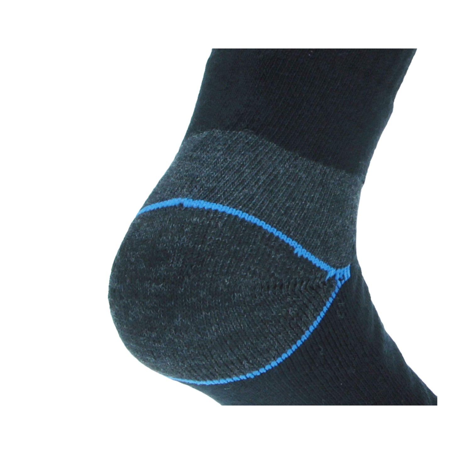 Caterpillar 6 Pair Work Socks for Men in Coolmax, double reinforcement on toe and heel, Terry Cotton and Lycra fiber