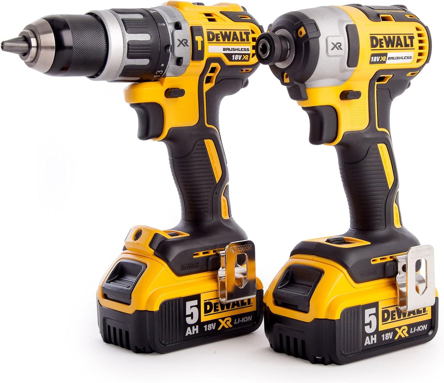 DeWalt DCK266P2T 18v XR Cordless Combi Drill & Impact Driver TSTAK Kit 2 x 5ah Li-ion