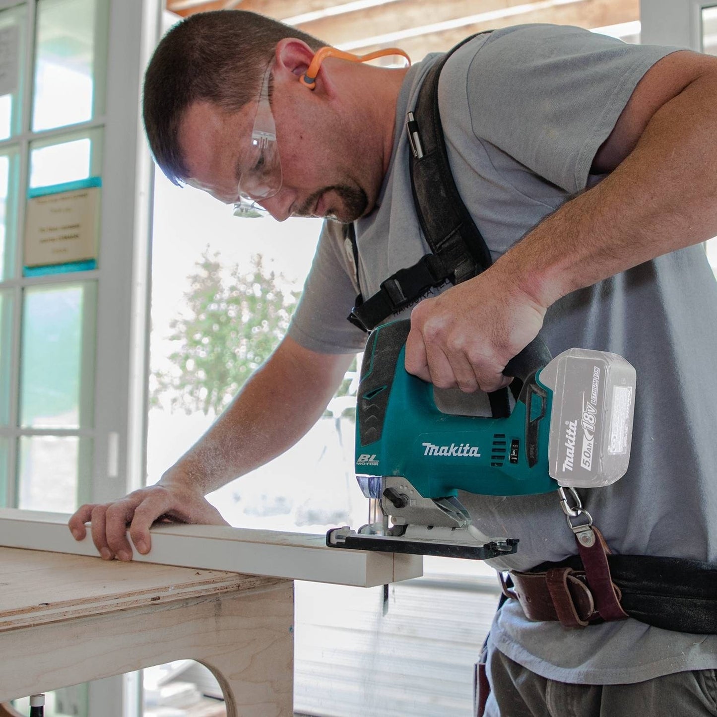 Makita XVJ02Z 18-Volt LXT Lithium-Ion Brushless Cordless Jig Saw, Bare-Tool