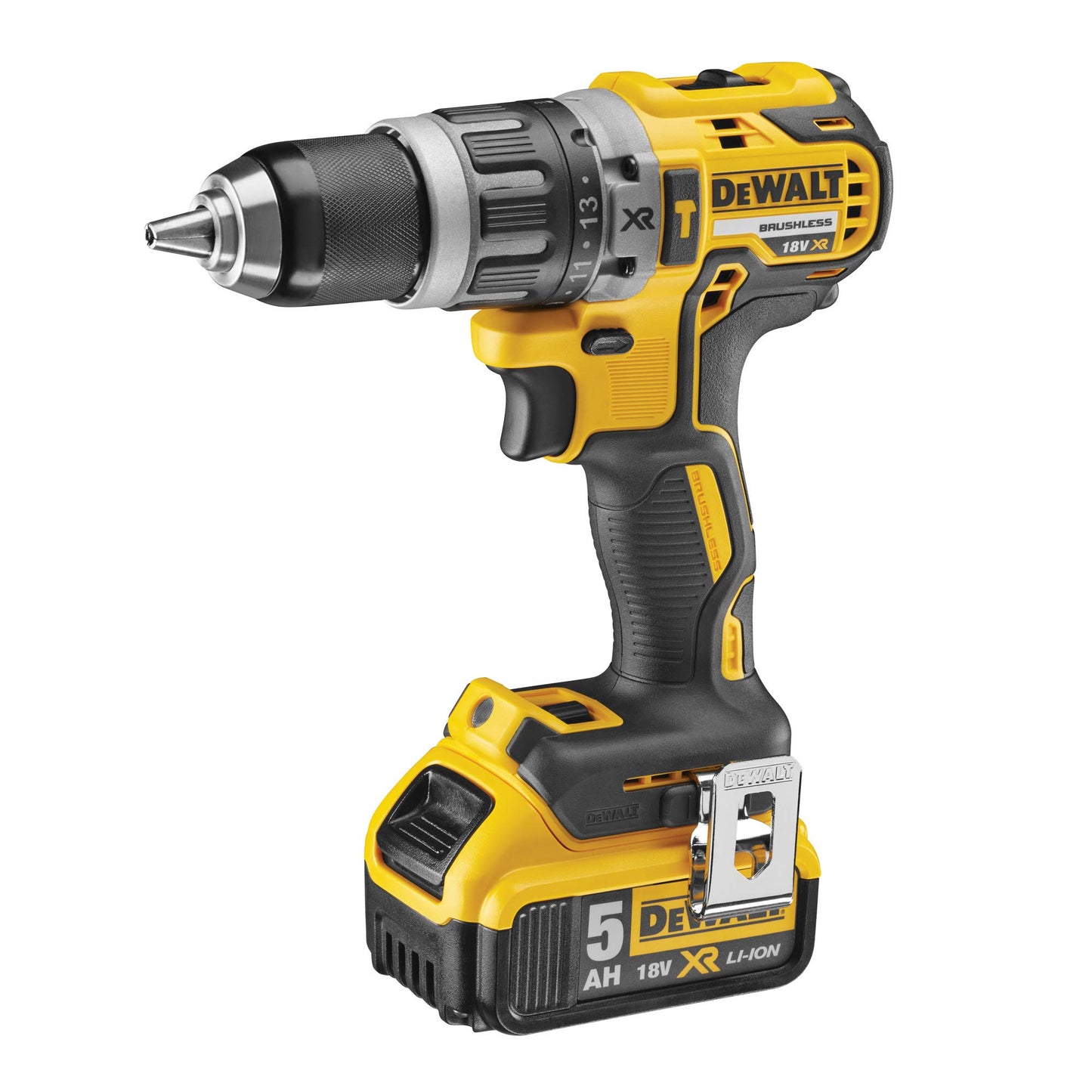 DeWalt DCK266P2-QW - XR Kit With DCD796 Cordless Hammer Drill, DCF887 Impact Driver, 2 Li-Ion 5.0 Ah Batteries, Charger And DS150 Organizer