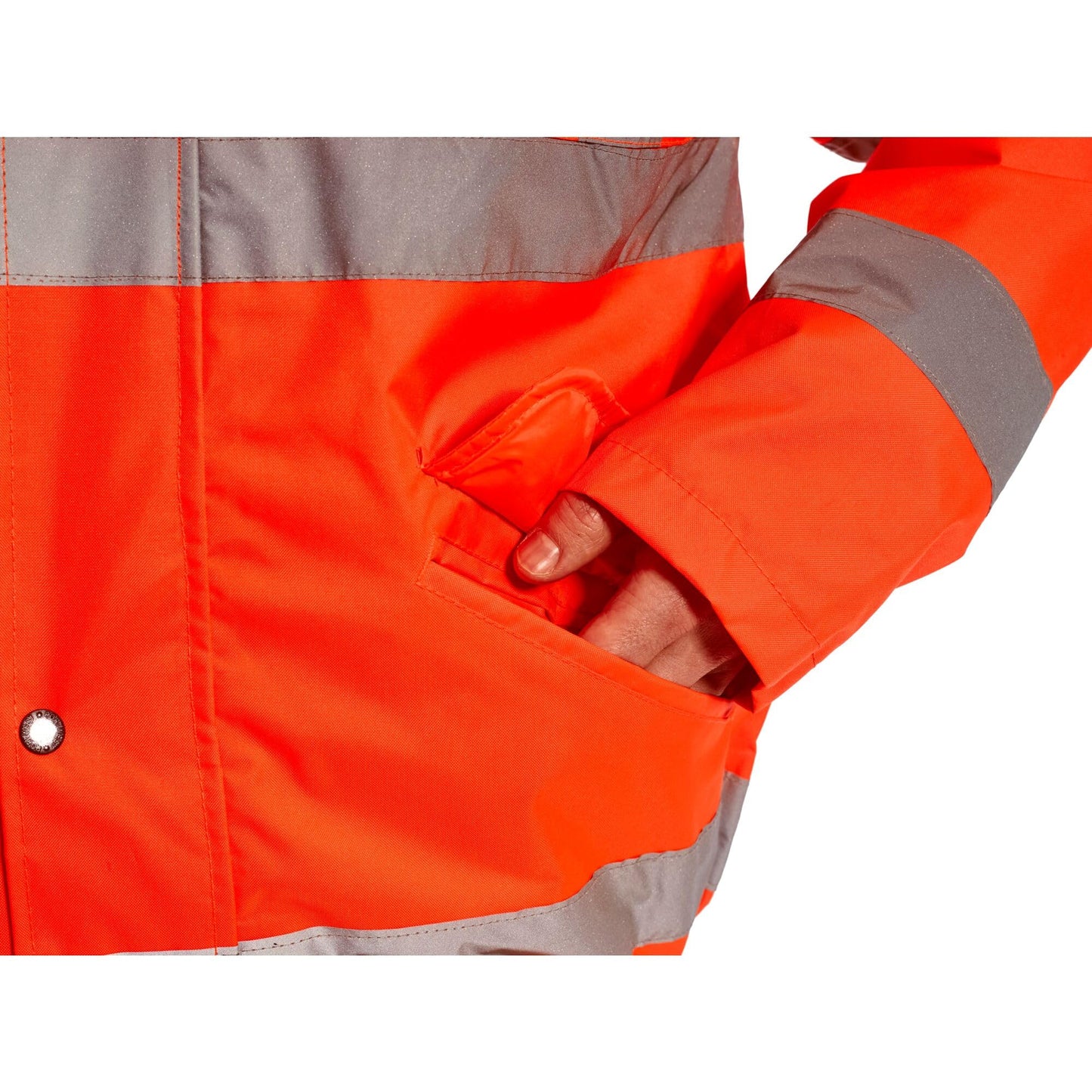 Portwest RT32 Waterproof Reflective Hi-Vis Winter Bomber Jacket Orange, X-Small